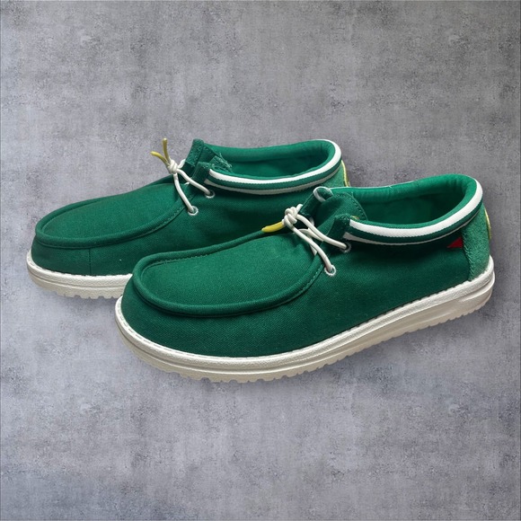 Hey Dude Wally Fairway Pine Green Mens 8 Loafers Casual Slip On Comfort Shoes main image 8